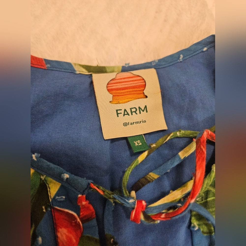 Farm Rio Dream Garden Floral Dress Size XS - Picture 12 of 14